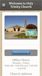 Mobile Screenshot of holytrinitygreenfield.org